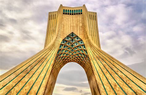 View of the Azadi Tower in Tehran - Arya Suisse