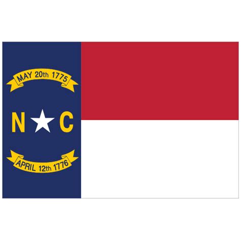 Vibrant, High-Quality North Carolina Nc State Flag Stickers