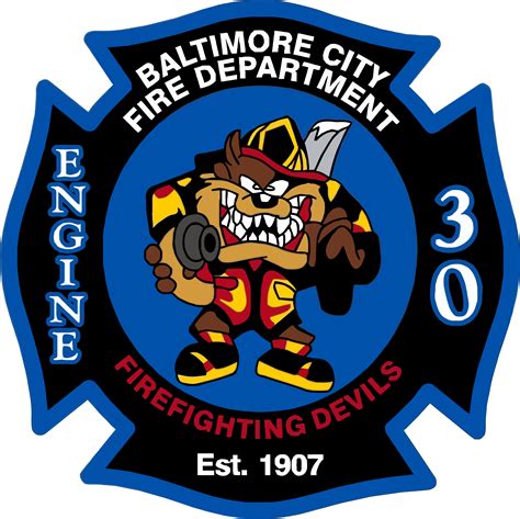 Baltimore City Fire Department Engine 30 Stickers By thelosthosecompany ...