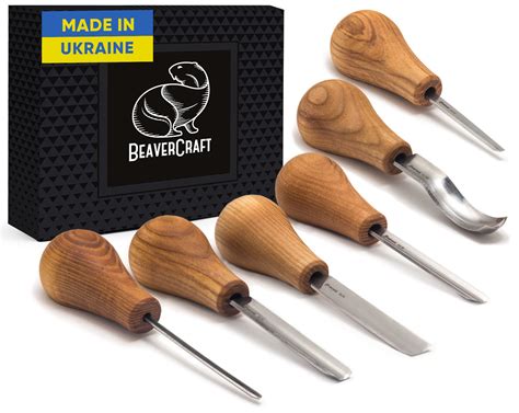 Buy BeaverCraft Wood Carving Tools SC05 Wood Carving Kit Wood Carving ...