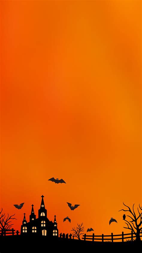 737 Orange Background Halloween For FREE - MyWeb