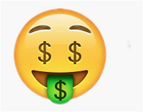 Vector Free Download Rr - Money Face Emoji Png, Transparent Png ...