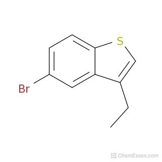 5-BROMO-3-ETHYL-1-BENZOTHIOPHENE Structure - C10H9BrS - Over 100 ...