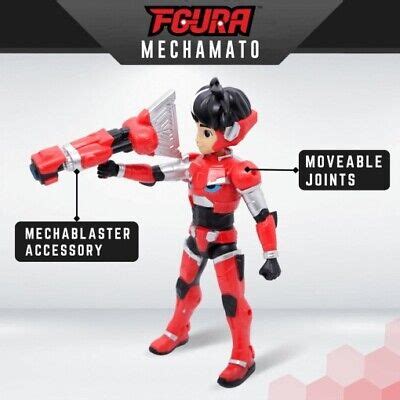 FGURA Mechamato Malaysian Anime Tv Show Action Figure Toy 16 cm RARE | eBay