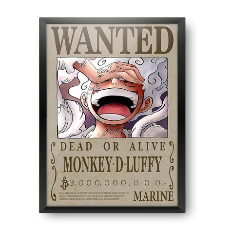 Monkey D Luffy One Piece Wanted Monkey D Luffy Posters And Art | The ...