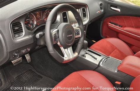 The front interior of the 2012 Dodge Charger SRT8 | Torque News