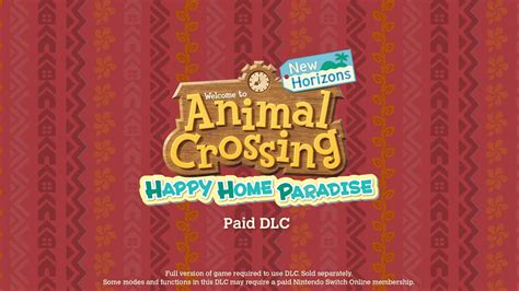 Animal Crossing: New Horizons announces Happy Home Paradise DLC