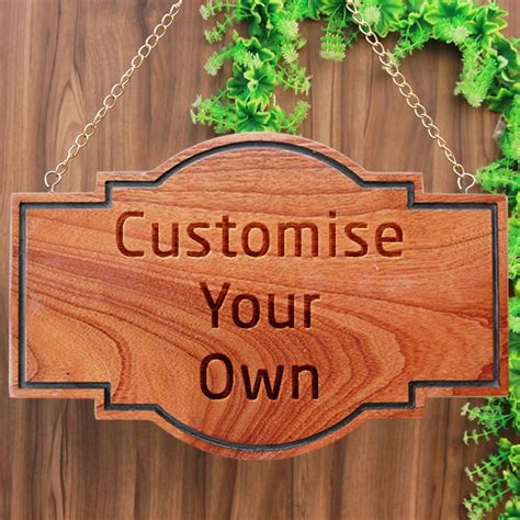 Introducing Large Wooden Hanging Signs