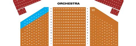 Citi Emerson Colonial Theatre Seat Map