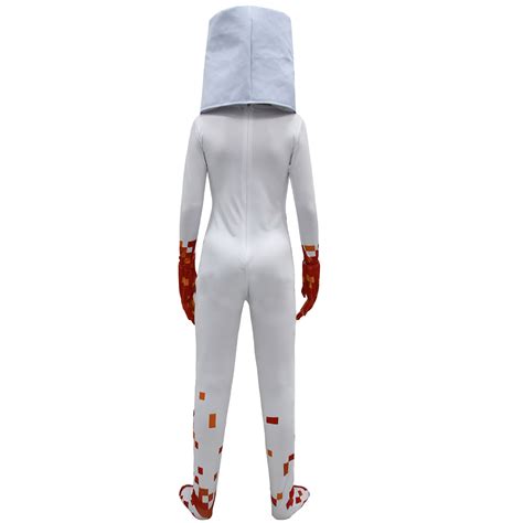 Minecraft Scp 096 Cosplay Costume Halloween Jumpsuit with Mask Outfits ...