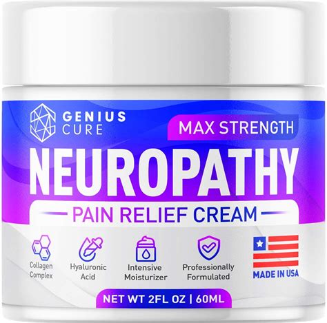 Buy Neuropathy Nerve Pain Relief Cream - Maximum Strength Relief Cream ...