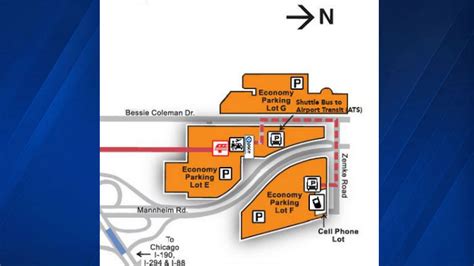 O'Hare Airport Parking Map