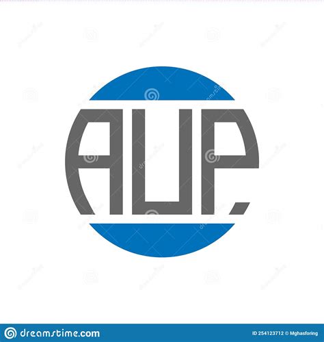 AUP Letter Logo Design on White Background. AUP Creative Initials ...