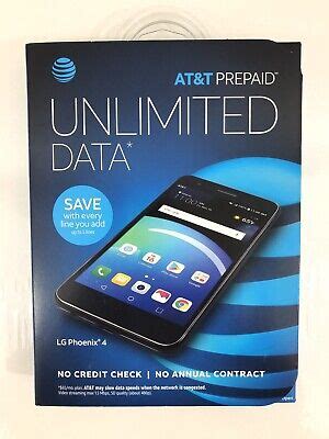 AT&T Prepaid LG Phoenix 4 16GB Cell Phone - AT&T Prepaid Phone Black ...