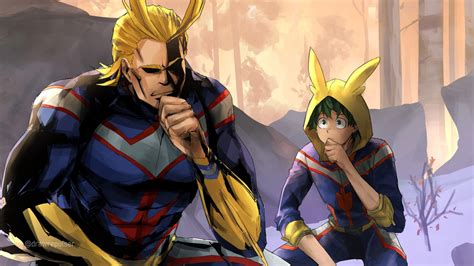 Wallpaper Midoriya Y All Might Anime Wallpaper Hd | Images and Photos ...