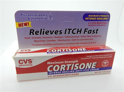 Amazon.com : CVS Cortisone Cream Itch for Rash Eczema Redness ...