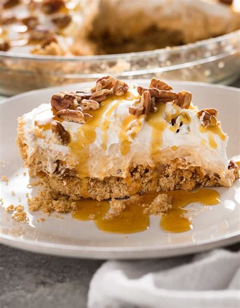 No Bake Butterscotch Pie - The Salty Marshmallow