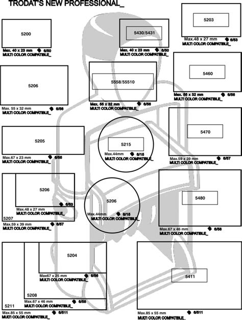 Trodat Stamp Sizes | HOTPRINT
