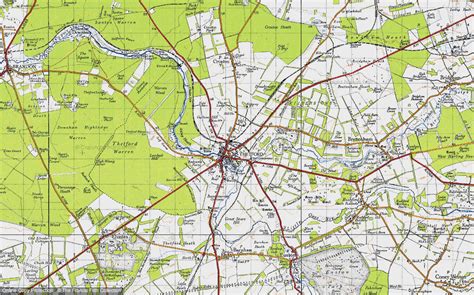 Old Maps of Thetford, Norfolk - Francis Frith