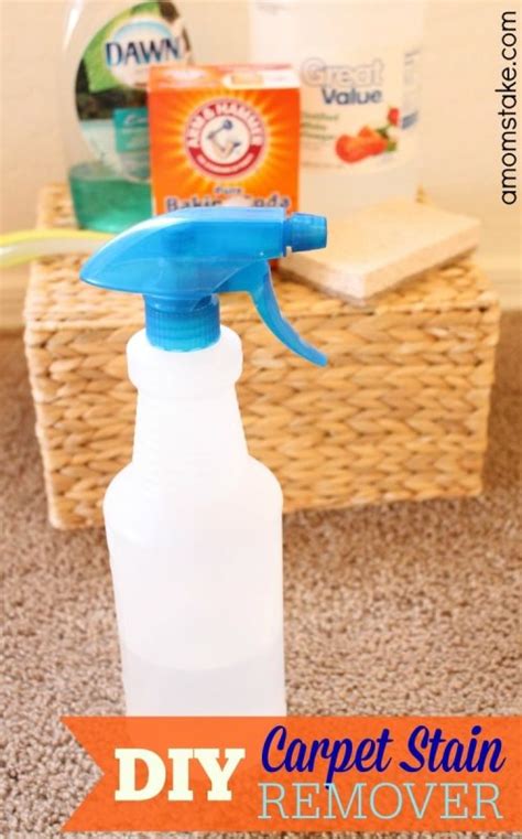 DIY Carpet Stain Remover - A Mom's Take