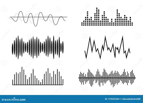 Sound Waves, Volume Diagrams. Noise Level Charts, Radio Waves Stock ...