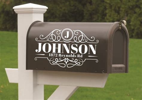 Mailbox Decals Mailbox Numbers Mailbox Address Decal Custom - Etsy ...