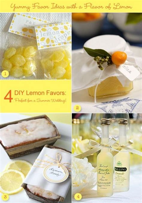 DIY Lemon Favors: Perfect For A Summer Wedding! #2513481 - Weddbook