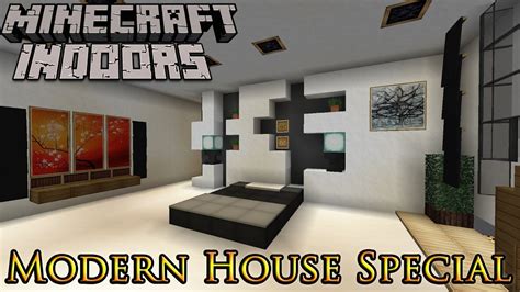 Minecraft Indoors Interior Design - Modern House Special - YouTube