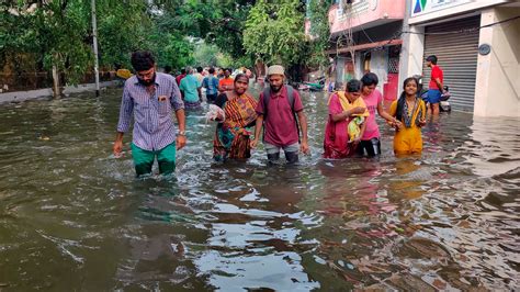 Cyclone Michaung makes landfall; 12 dead; IAF drops relief supplies in ...