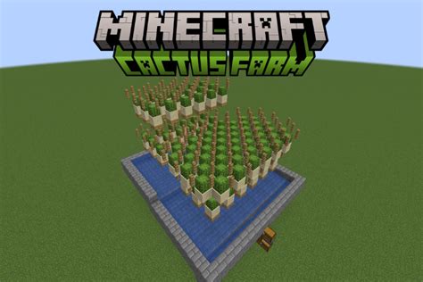 How To Make A Cactus Farm Minecraft