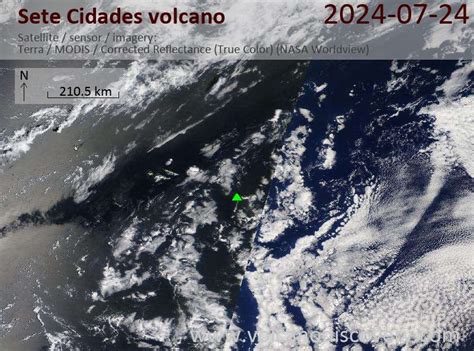 Latest Satellite Images of Sete Cidades Volcano | VolcanoDiscovery