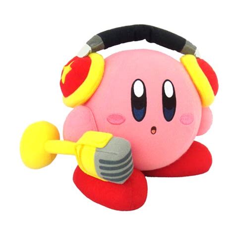 Kirby with Microphone Action Plush - Entertainment Earth