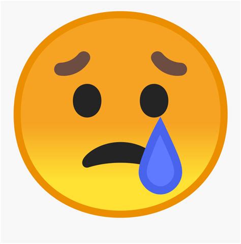 Crying Face Icon - Sad Face Emoji , Free Transparent Clipart - ClipartKey