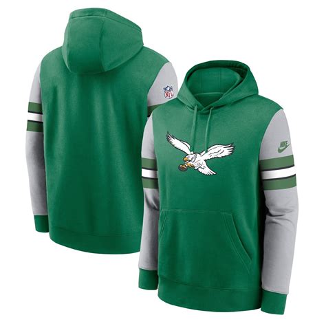 Philadelphia Eagles Kelly Green Hoodie Jersey - All Stitched - Alvaig Store