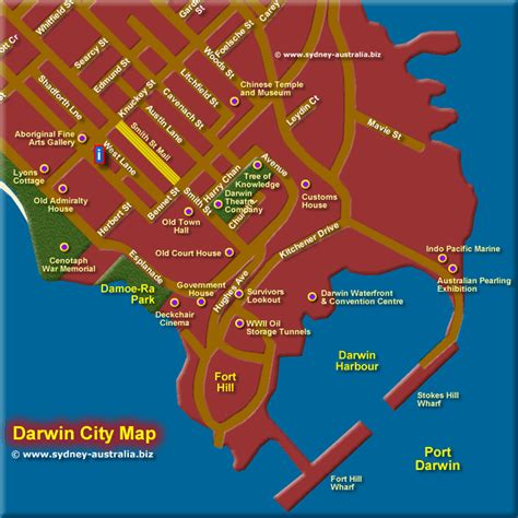 Map Of Darwin City – Verjaardag Vrouw 2020