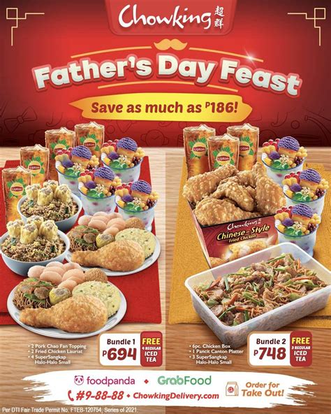 Chowking – Father’s Day Feast | Manila On Sale