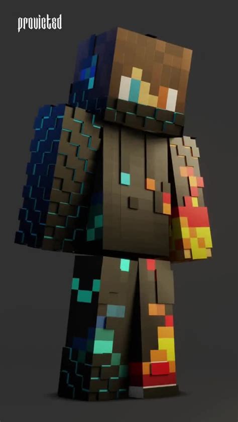 A skin render of your minecraft skin | Upwork