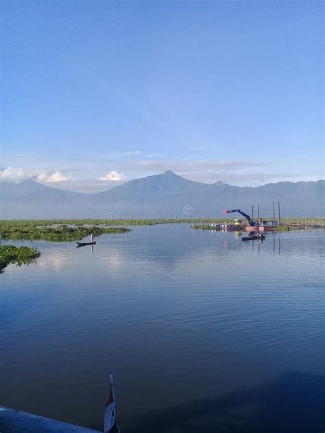 Rawa Pening Lake is Beautiful Stock Image - Image of green, water ...