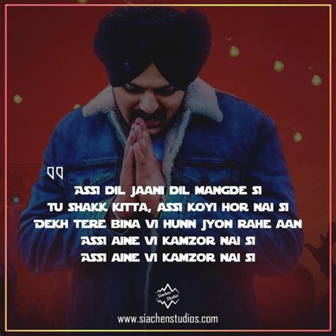 Sidhu Moose Wala's Motivation Quotes | Wallpapers [Free Download]