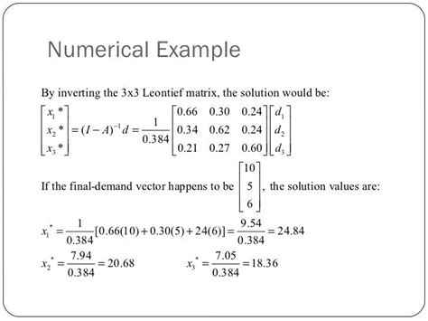 Leontief input output models.ppt final