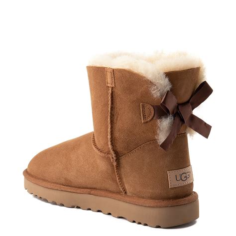 Womens UGG® Mini Bailey Bow II Boot in Brown | Journeys