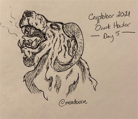 Ozark Howler Celebrated In Inktober – Ozark Howlers