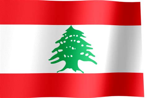 Flag of Lebanon (GIF) - All Waving Flags