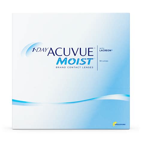 1-DAY ACUVUE® MOIST (90 Pack) - Shop Contact Lenses | 360 Eyecare