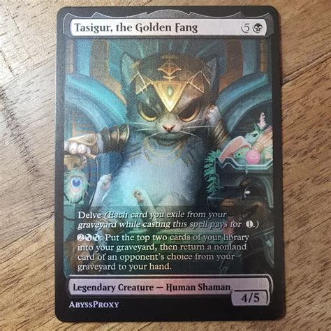 Tasigur, the Golden Fang #A - Foil - Abyss Proxy Shop: Enhance Your ...