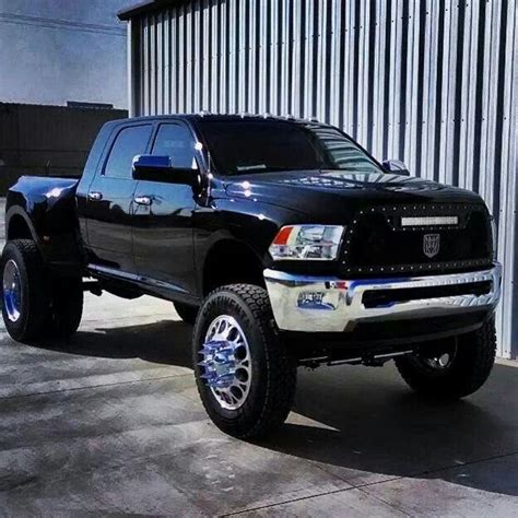 Dodge Ram 3500 Mega Cab dually, black & lifted | Mega cab | Pinterest ...