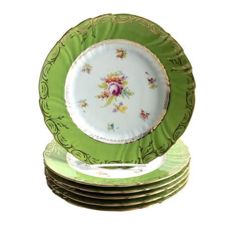 Dresden Porcelain Dessert Plates | EBTH