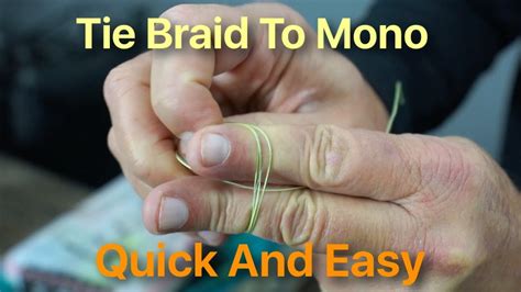 Fast Easy Way To Tie Braid To Mono - G3 Sportsman