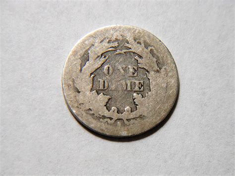 1875-S Silver Seated Liberty Dime-Mint Mark Under Bow - For Sale, Buy ...