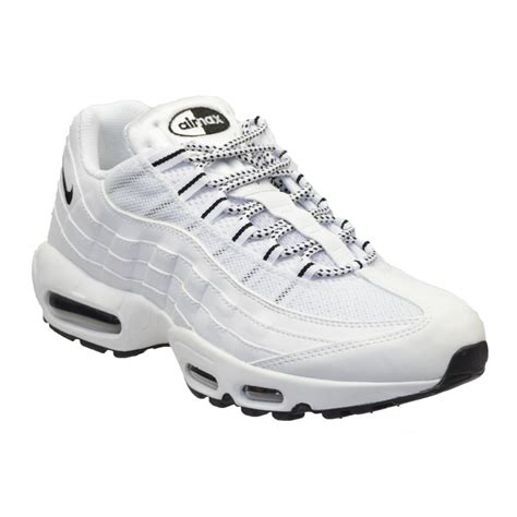 Nike Nike Air Max 95 White / Black (K7) 609048-109 Mens Trainers - Nike ...